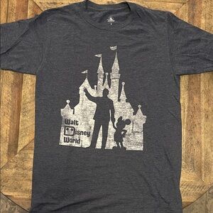 Disney Parks Walt Disney World Navy Heathered T-Shirt